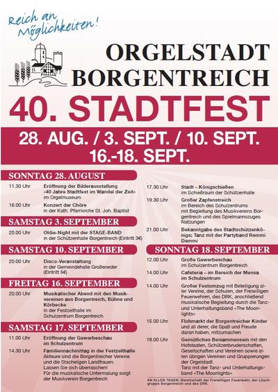 Stadfest 2016_Orgelstadt Borgentreich_Kultur Kreis Höxter